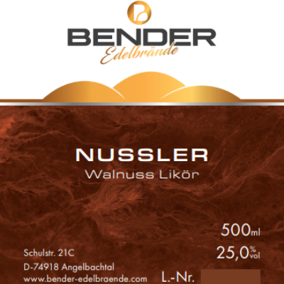 Nussler - Walnuss Likör 0.5l Fl.