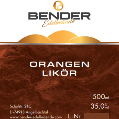 Orange Likör 0.5l Fl.