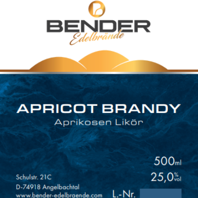 Apricot Brandy Likör 0.5l Fl.
