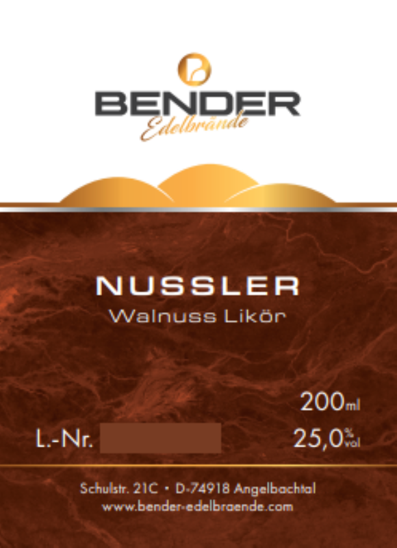 Nussler - Walnuss Likör 0.2l Fl.