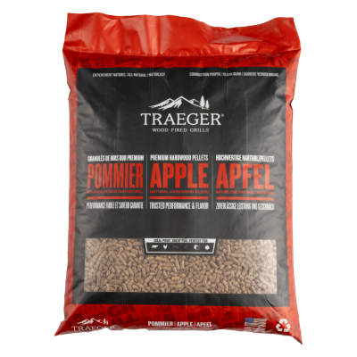 Traeger Pellets Apfel 9 KG Beutel - Pellets Apple 9KG Bag