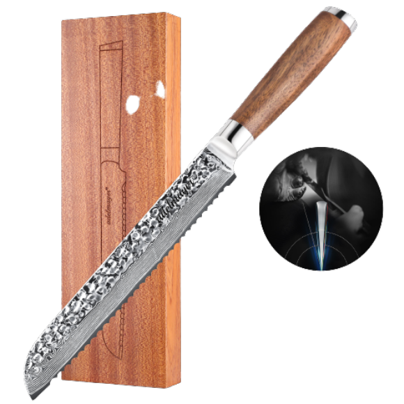 Damast Brotmesser - Bread Knife 20,5cm