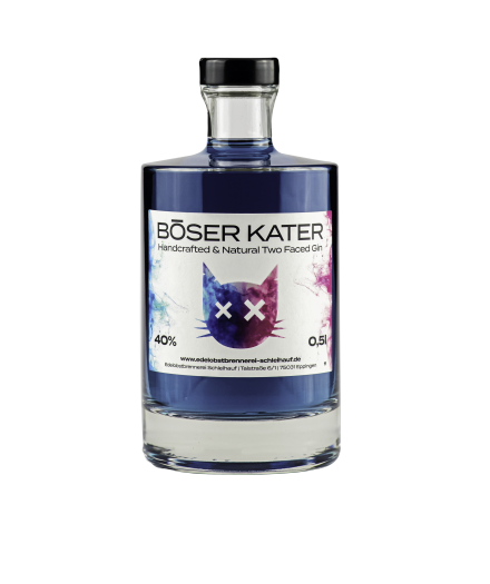 Böser Kater Gin Two Faced Gin (Farbwechsel) 0,5l 40%