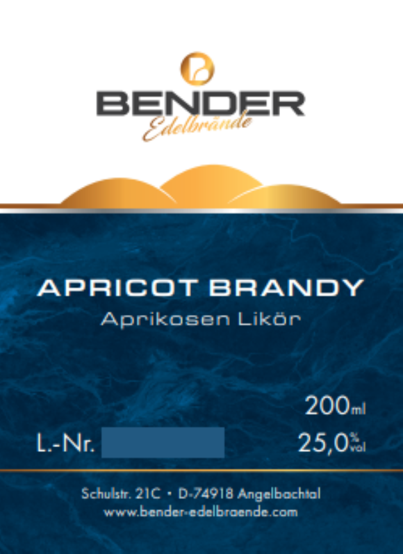 Apricot Brandy Likör 0.2l Fl.