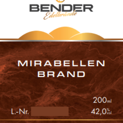 Mirabellen Brand 0.2l Fl.