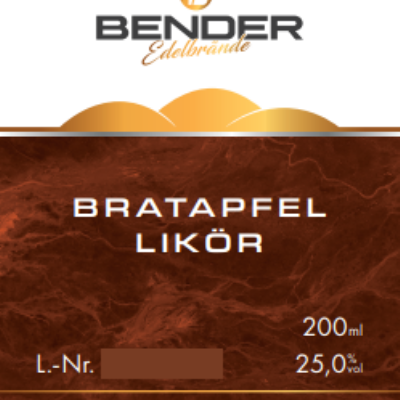 Bratapfel Likör 0.2l FL.