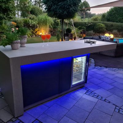 Bofun Concrete Corner Kitchen