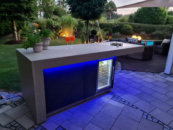 Bofun Concrete Corner Kitchen