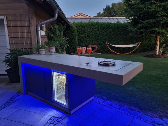 Bofun Concrete Corner Kitchen