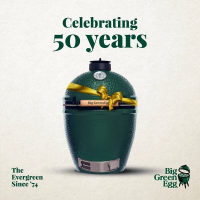 Big Green Egg Medium - 50 Jahre BGE - Jubiläums Angebot 1 mit Handler