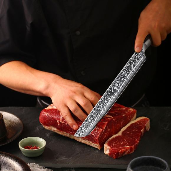 Damast Brisketmesser - Brisket Knife 26cm