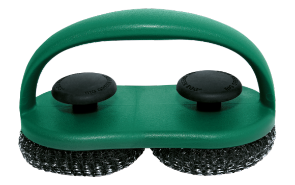 Doppelter Grillrost-Schrubber - Double Scrubber for Grid