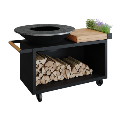 OFYR Island Black 100 PRO Teakholz Mietgerät