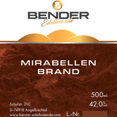 Mirabellen Brand 0.5l Fl.