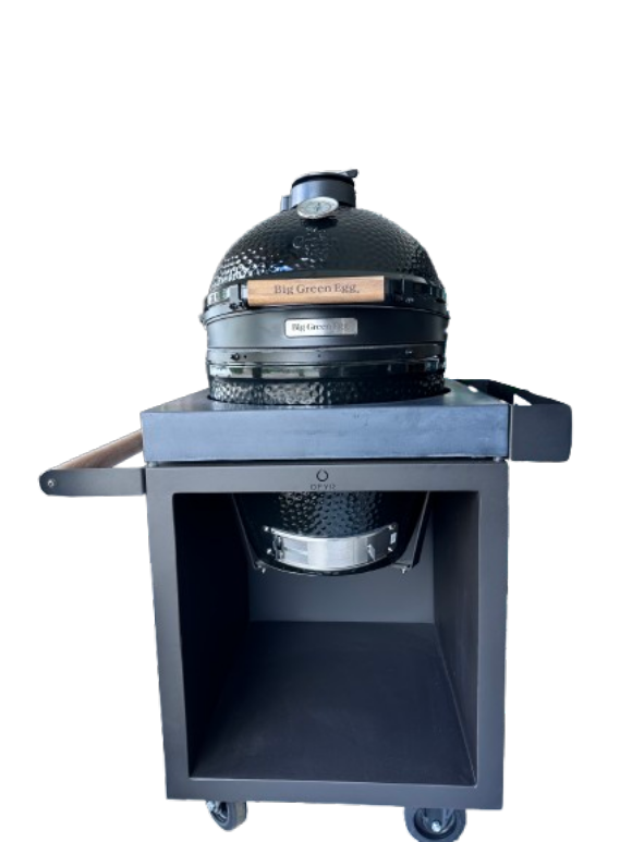 Big Green Egg THe Onyx im Ofyr Kamado Table