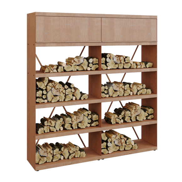 OFYR Wood Storage Corten 200