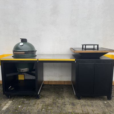 Kitchen Combination Catering-Version Big Green Egg + Flare Feuerschale